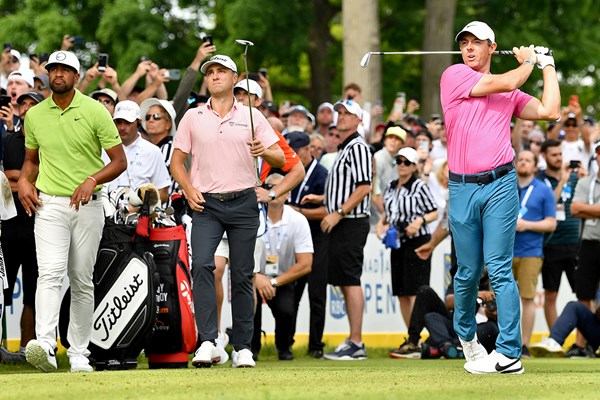 フィナウ、トーマスとの最終日最終組でファンを沸かせたマキロイ（Minas Panagiotakis/Getty Images)