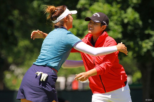 2022年 マイヤーLPGAクラシック 3日目 アリソン・リー 野村敏京 8バーディを量産したプレーは同組のアリソン・リーをも引っ張った