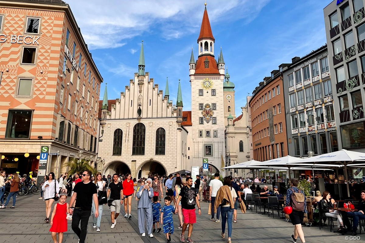 2022年 BMWインターナショナルオープン 事前 ミュンヘンの街並み