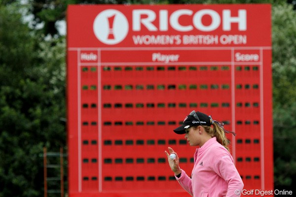 2010年 全英リコー女子オープン初日 ポーラ・クリーマー