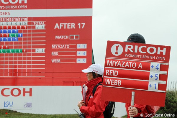 2010年 全英リコー女子オープン初日 ホントのスコアは？