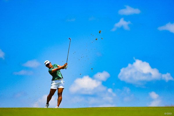 2022年 KPMG全米女子プロゴルフ選手権 3日目 畑岡奈紗 スイングの動きを意識しながらのプレー