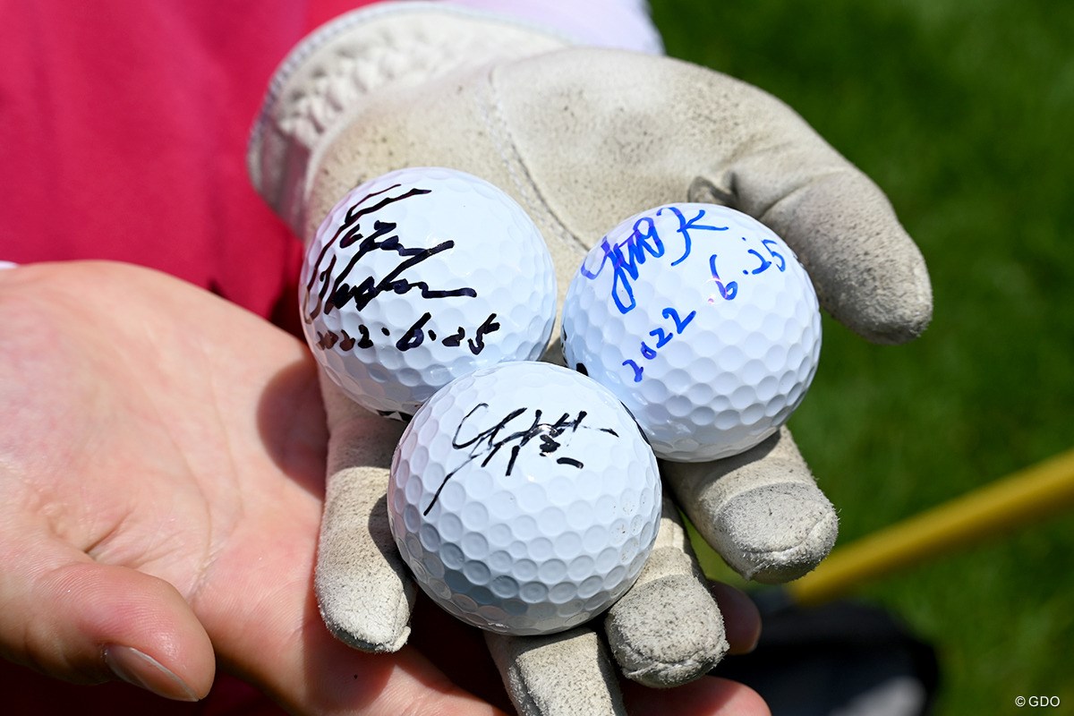 2022年 ジャパンプレーヤーズチャンピオンシップ by サトウ食品 3日目 サインボール