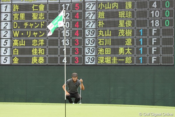 第1ラウンドでは一時単独首位に立ったホー・インホイ。しかし、良いゴルフが続かない・・・