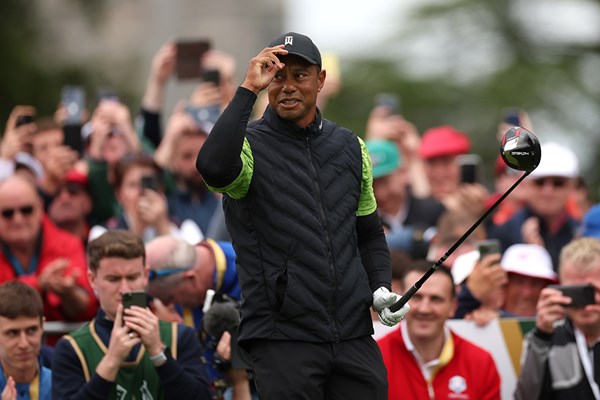 プロアマ戦で実戦復帰したタイガー・ウッズ（Oisin Keniry/Getty Images)