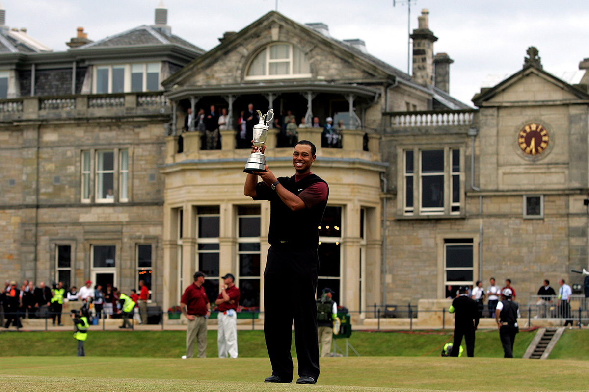 ウッズとセントアンドリュース ダブルグランドスラムを達成した2005年