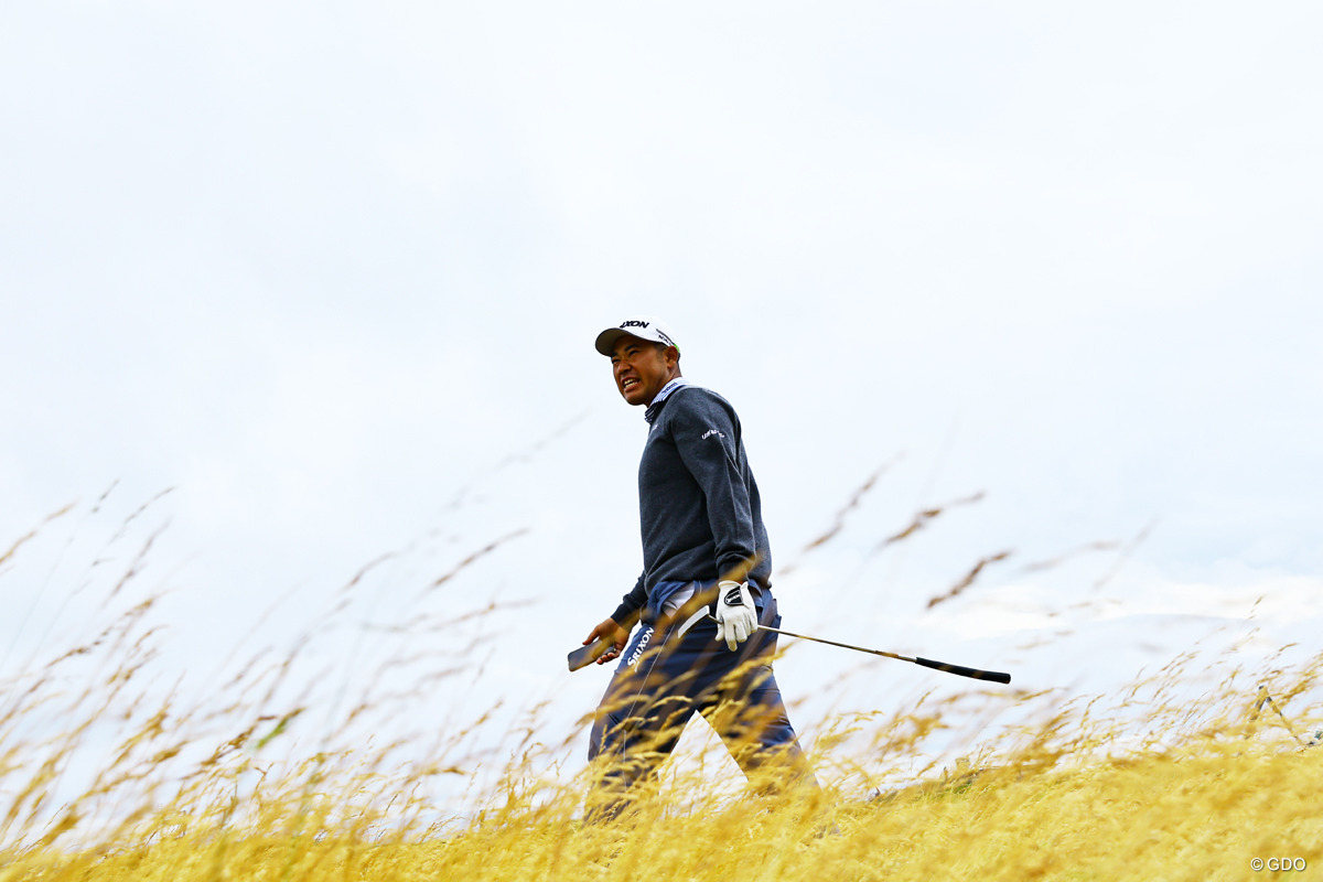 強風で押し戻されるホールも 松山英樹は苦笑いの開幕前日