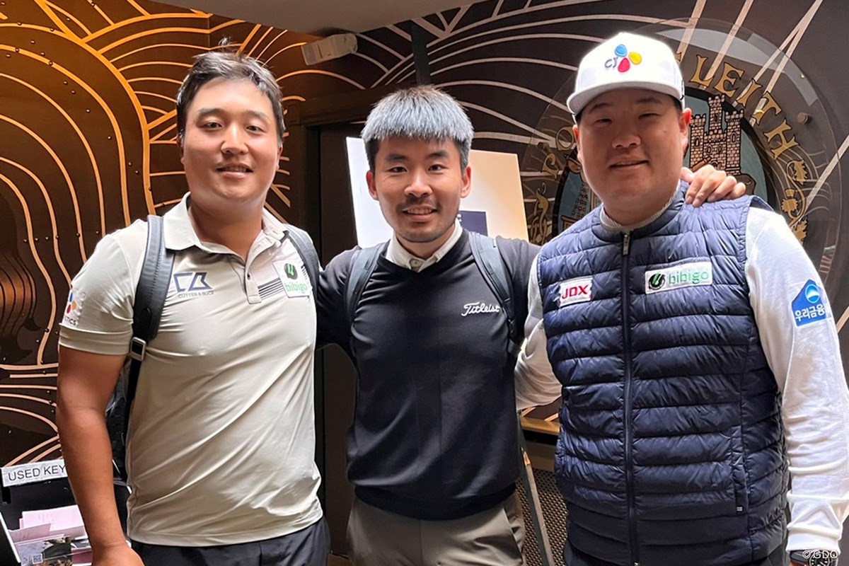 2022年 ジェネシス・スコットランドオープン 事前 イ・キョンフン 川村昌弘 イム・ソンジェ