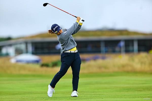2022年 トラストゴルフ スコットランド女子オープン 3日目 畑岡奈紗 ショットでリズムにのりたい畑岡奈紗