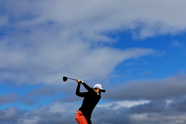 2022年 トラストゴルフ スコットランド女子オープン 3日目 古江彩佳 風はきらいじゃない