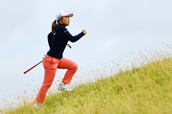 2022年 トラストゴルフ スコットランド女子オープン 3日目 古江彩佳 リンクスの風を味方に優勝争いへ