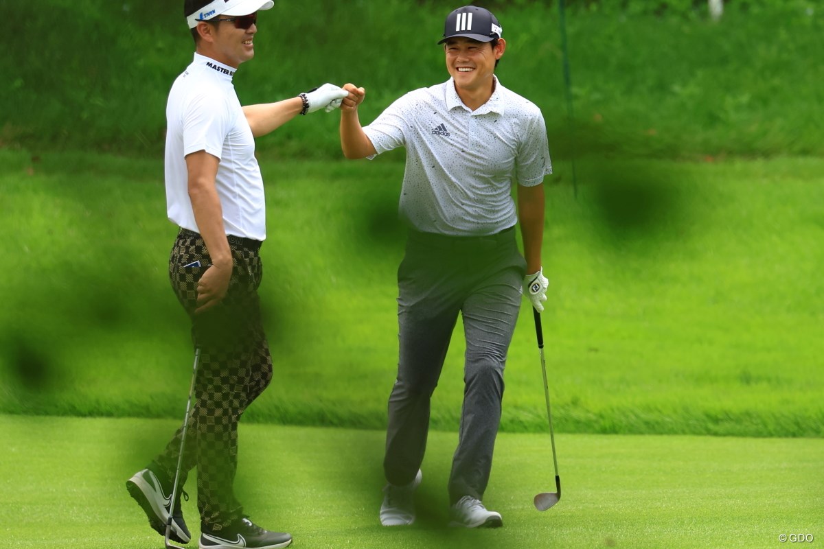 2022年 日本プロゴルフ選手権大会 2日目 キム・ヒョンソン 大西魁斗
