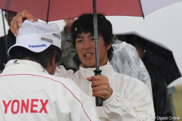 石川遼／全米プロゴルフ選手権事前 突然の豪雨にプレーを切り上げクラブハウスに引き上げた石川遼