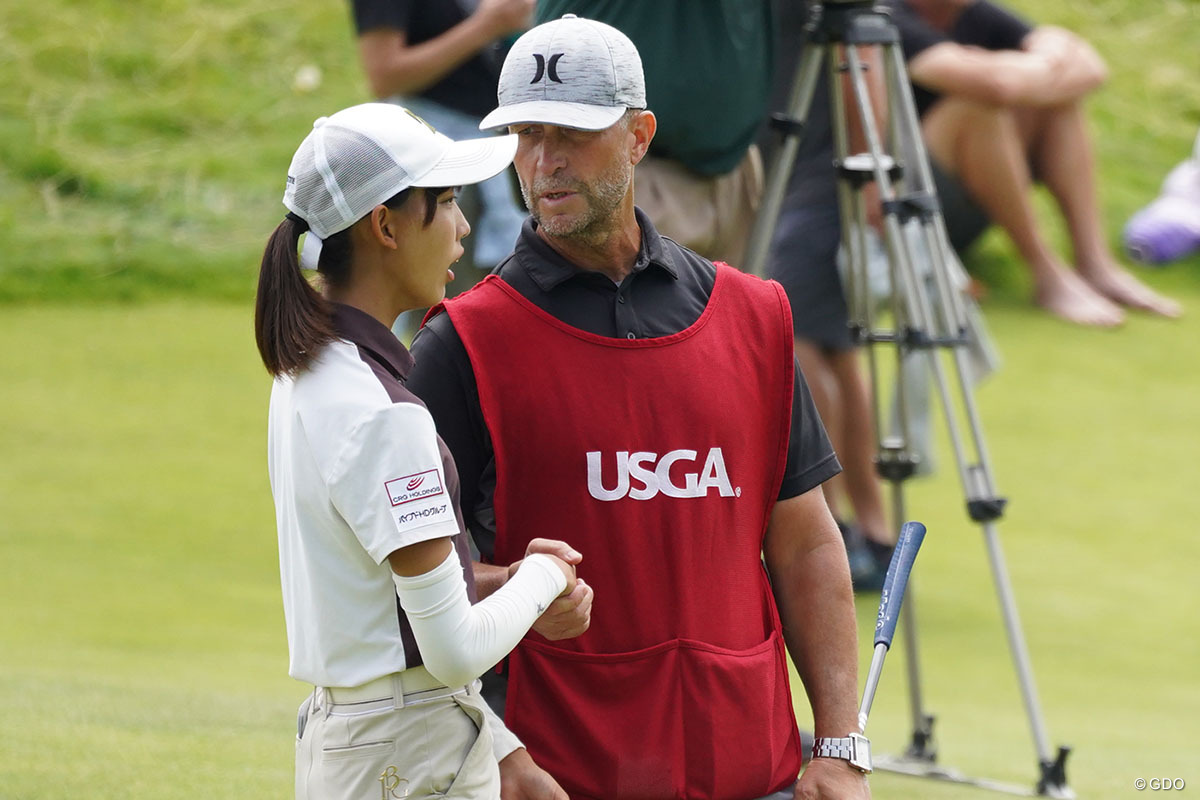 画像詳細 2022年 全米女子アマチュア選手権 準決勝 馬場咲希 大差の