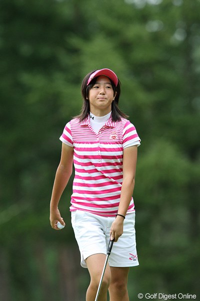 2010年 NEC軽井沢72ゴルフトーナメント初日 石川葉子 最下位タイのスタートでも、成長を実感していた石川葉子