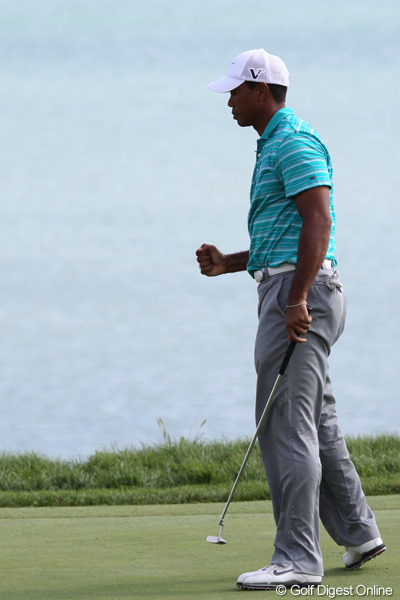 フィーリングは良いものの…／3日目のタイガー・ウッズ