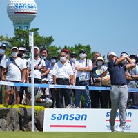 最終組がハーフターン。 2022年 Sansan KBCオーガスタゴルフトーナメント 3日目 イ・サンヒ