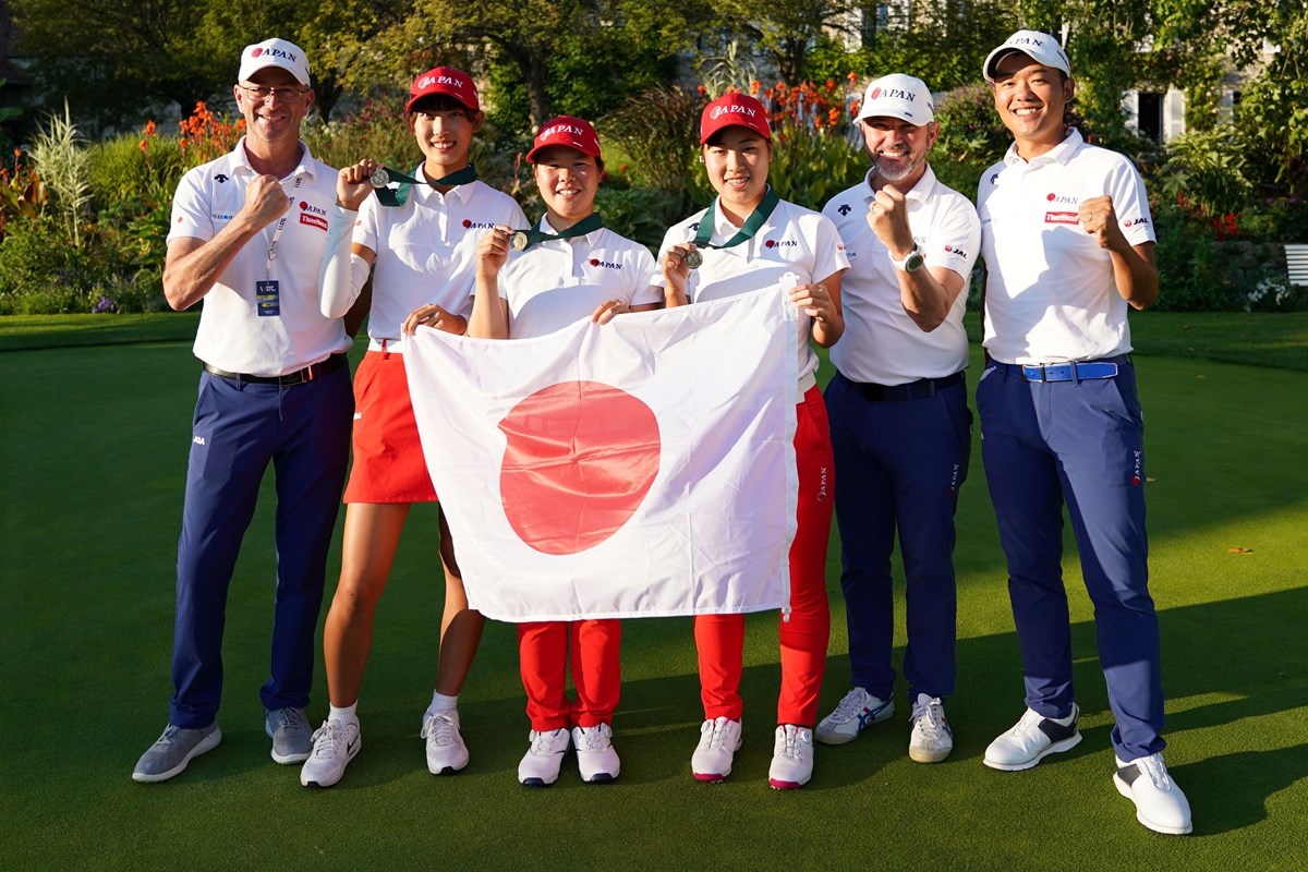 2022年  世界女子アマチュアゴルフチーム選手権 最終日 馬場咲希 橋本美月 上田澪空