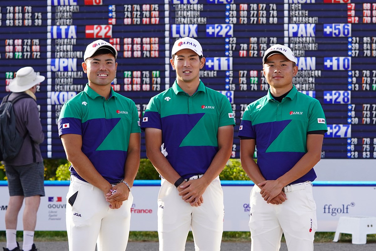2022年 世界アマ 最終日 中島啓太 蝉川泰果 岡田晃平