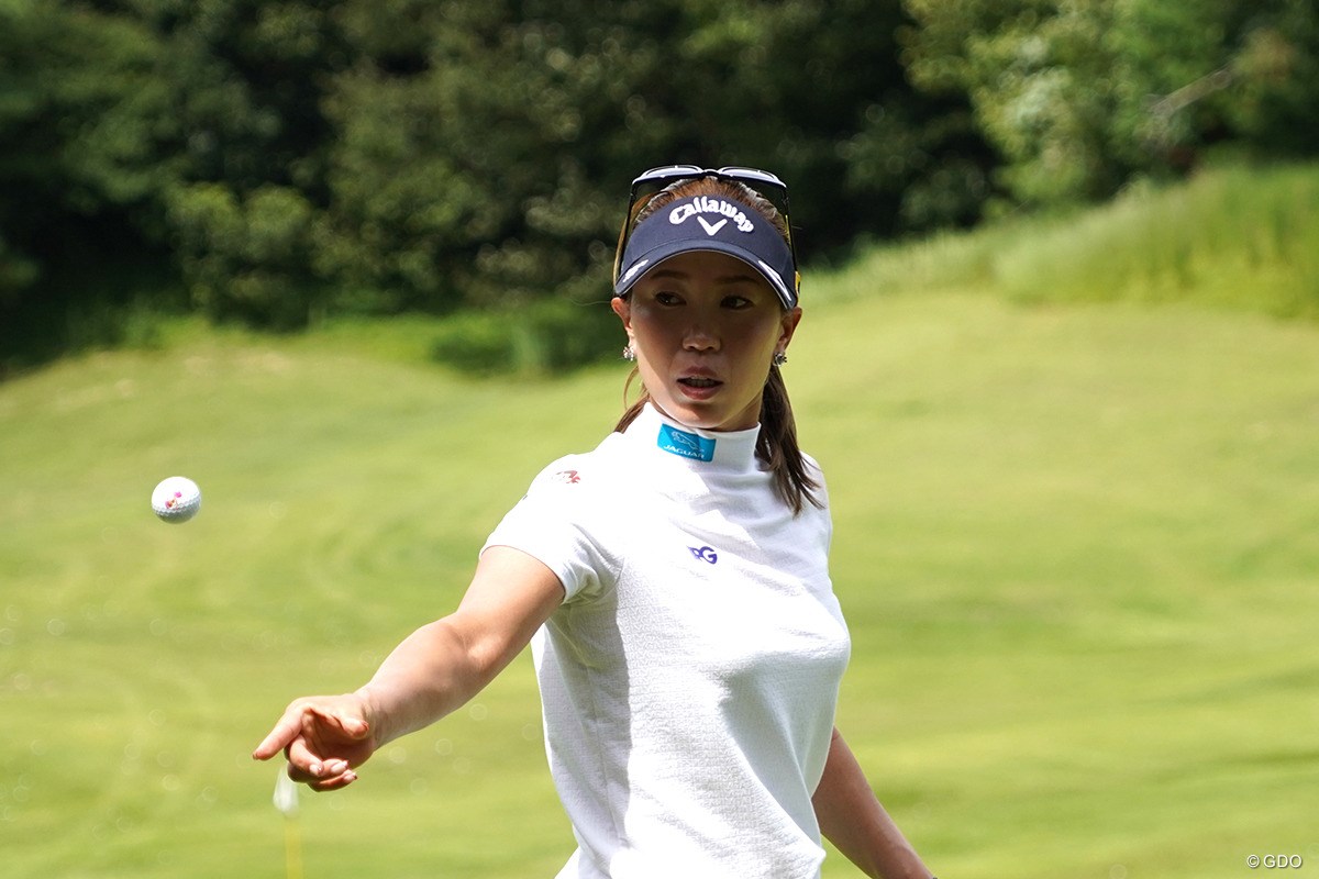2022年 日本女子プロゴルフ選手権大会コニカミノルタ杯 事前 上田桃子