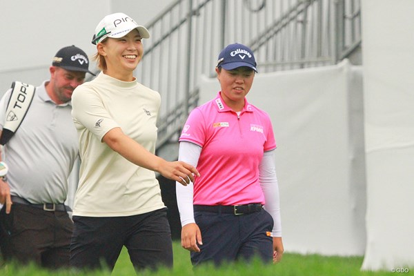 渋野日向子は笹生優花と練習ラウンド