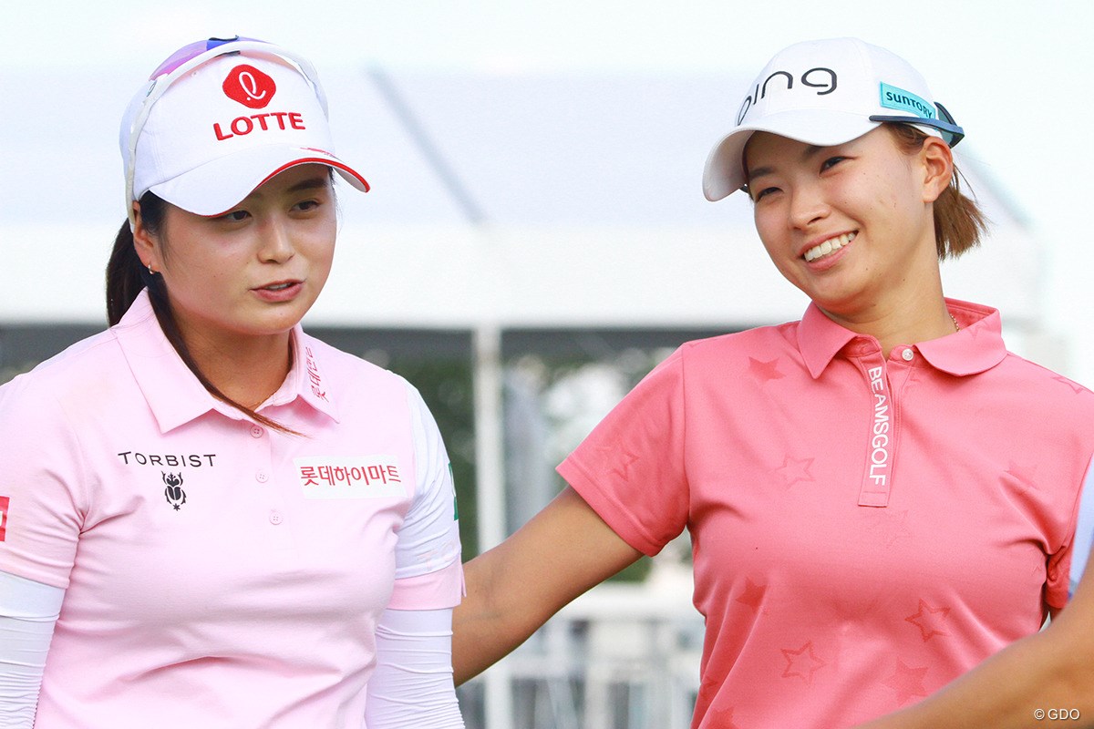 2022年 クローガー・クイーンシティ選手権 事前 チェ・ヘジン 渋野日向子