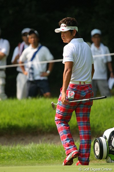 2010年 関西オープンゴルフ選手権競技2日目 藤田寛之 国内ツアー3試合連続予選落ちとなった藤田寛之