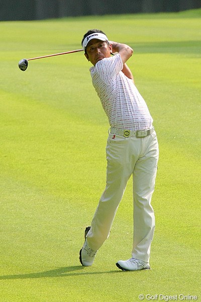 2010年 関西オープンゴルフ選手権競技2日目 田中政佳 アマチュアの田中政佳が2日目のベストスコア「64」をマーク！