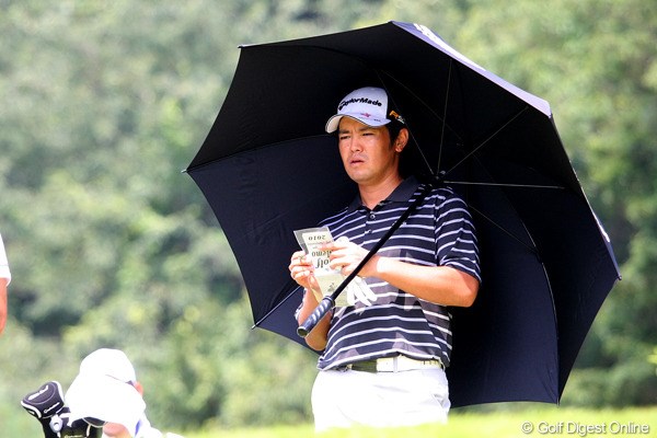 2010年 関西オープンゴルフ選手権競技2日目 武藤俊憲 武藤俊憲は1ストローク伸ばし、首位に3打差で決勝ラウンドへ