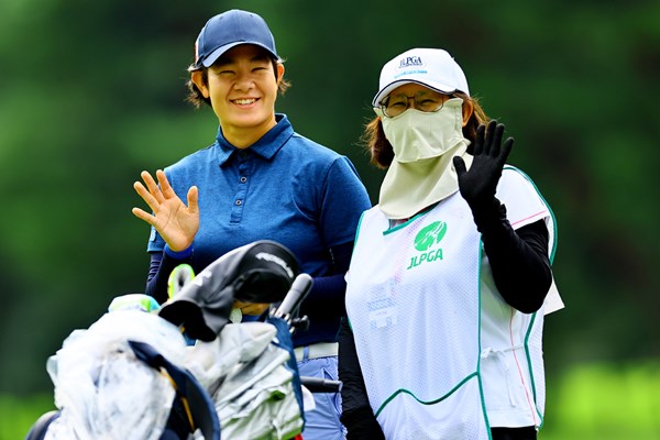 2022年 日本女子プロゴルフ選手権大会コニカミノルタ杯 2日目 川岸史果 首位で決勝へ