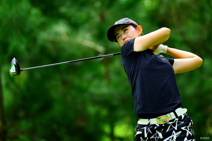 「69」でラウンド。4位T浮上 2022年 日本女子プロゴルフ選手権大会コニカミノルタ杯 3日目 浜崎未来