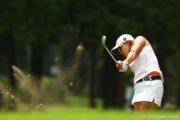 明日、妹さんの誕生日に優勝をプレゼントできるでしょうか・・・。首位と1打差の2位タイです