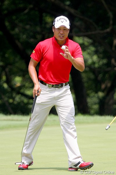 2010年 関西オープンゴルフ選手権競技3日目 谷口拓也 多くのものを背負い、明日の最終日を迎える谷口拓也