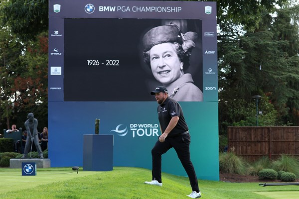 2022年 BMW PGA選手権  最終日 シェーン・ローリー 大会はエリザベス英女王に弔意を示して2日目を中止。ローリーが短縮競技を制した（Luke Walker/Getty Images)