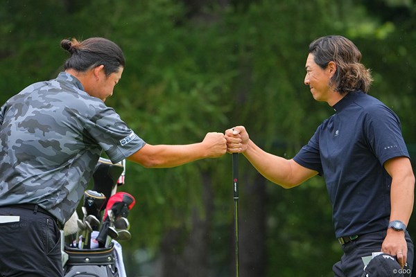 2022年 ANAオープンゴルフトーナメント  2日目 大槻智春 石川遼 小学校時代からのゴルフ仲間。大槻智春と石川遼は上位で予選を通過した