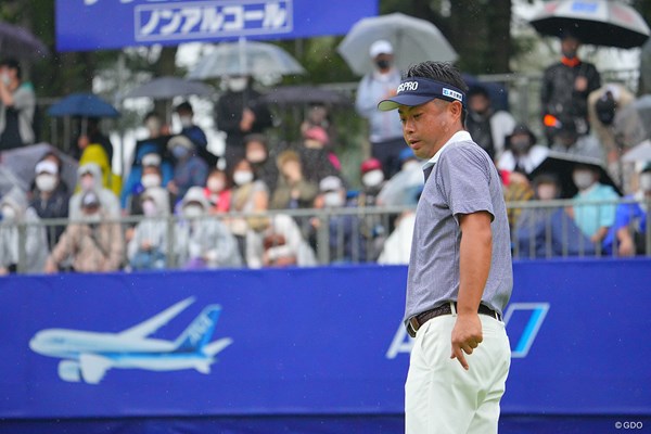 2022年 ANAオープンゴルフトーナメント 最終日 池田勇太 18番、パーパットを外してしばし呆然。
