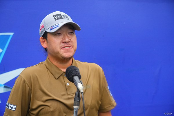 2022年 ANAオープンゴルフトーナメント 最終日 大槻智春 インタビューでは笑顔も。