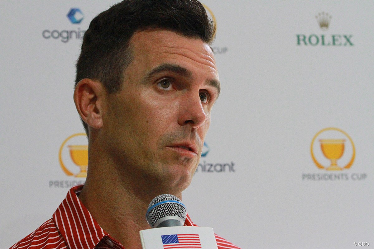 2023年 プレジデンツカップ  事前 ビリー・ホーシェル