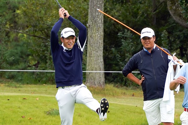 2022年 パナソニックオープンゴルフチャンピオンシップ 事前 中島啓太 初めてのプロアマ戦。和気あいあいと
