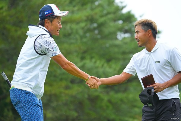 2022年 パナソニックオープンゴルフチャンピオンシップ  2日目 宮本勝昌 小平智 小平智が帰国するとよく同組になるとか