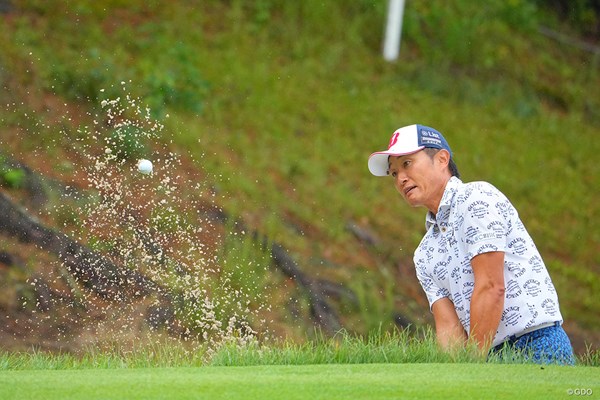 2022年 パナソニックオープンゴルフチャンピオンシップ 2日目 宮本勝昌 13番のサンドセーブは技あり。