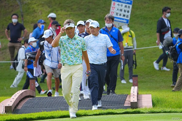 2022年 パナソニックオープンゴルフチャンピオンシップ  3日目 宮本勝昌 50歳の宮本勝昌はトップの座を堅守して最終日を迎える