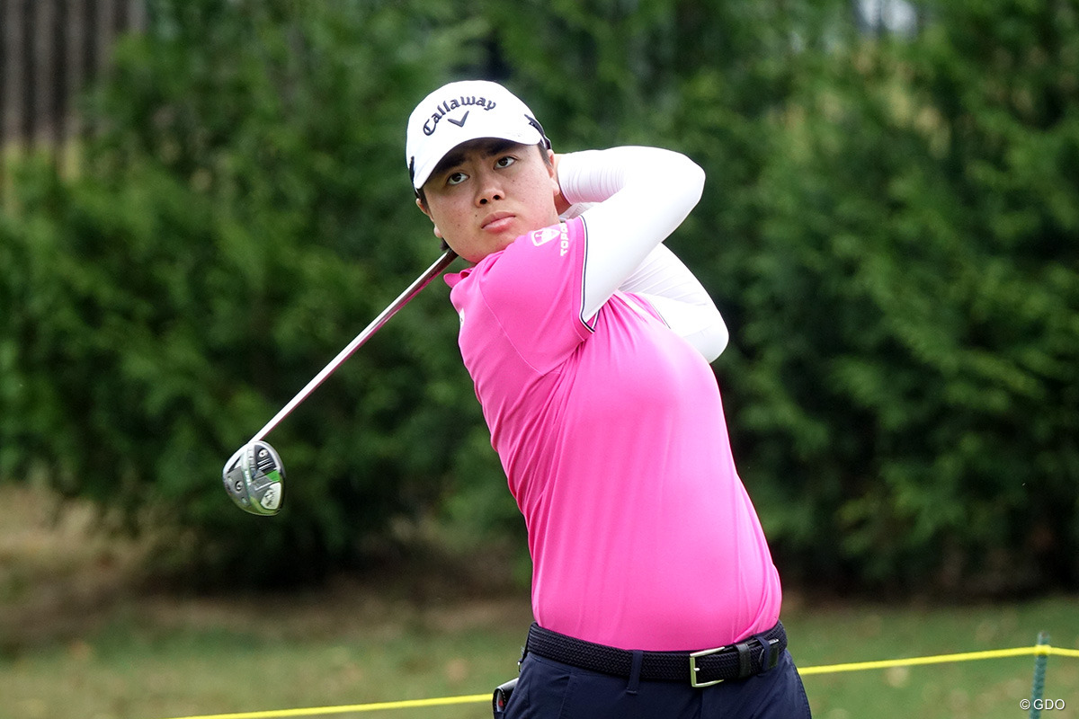 笹生優花が1打差2位 8カ月ぶりの優勝争いに「あまり余裕がない」