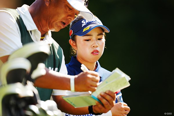 2022年 日本女子オープンゴルフ選手権 2日目 山下美夢有 写真で一言