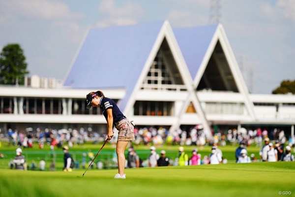 2022年 日本女子オープンゴルフ選手権  2日目 木村彩子 深いラフに加え、ピン位置が「難しかった」とロースコア合戦になった