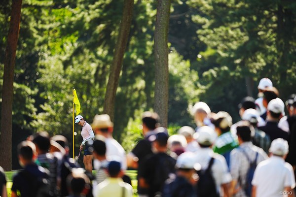 2022年 日本女子オープンゴルフ選手権 3日目 小祝さくら 視線