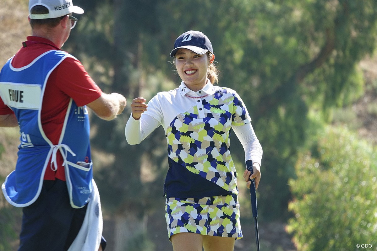 2022年 LPGAメディヒール選手権 事前 古江彩佳