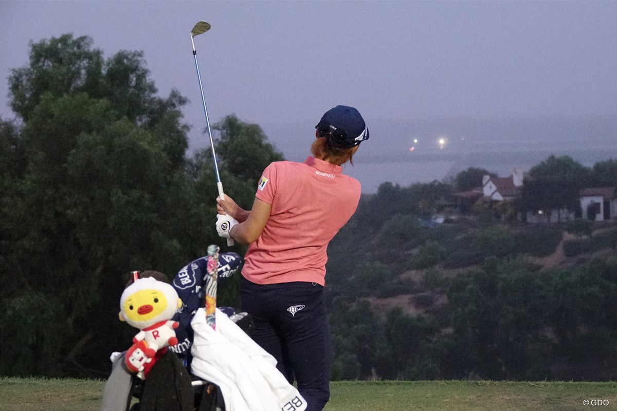 2022年 LPGAメディヒール選手権 初日 渋野日向子