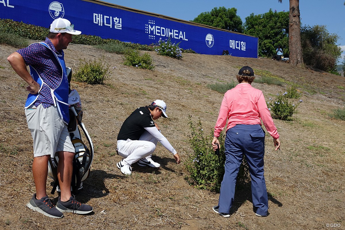 2022年 LPGAメディヒール選手権 初日 笹生優花