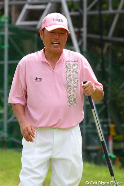 2010年 VanaH杯KBCオーガスタゴルフトーナメント最終日 尾崎健夫 3日目にスコアを伸ばした尾崎健夫だが、最終日はいまひとつ伸び悩んだ